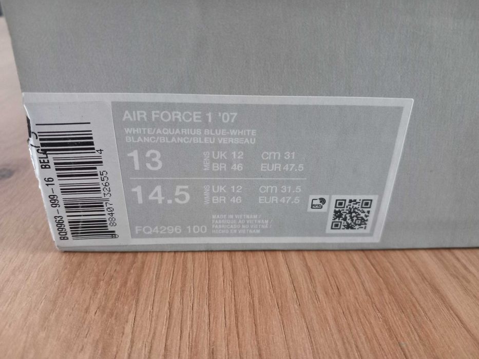 Мъжки маратонки сникърси Nike Air Force ЕСТЕСТВЕНА КОЖА НОВИ С ЕТИКЕТ