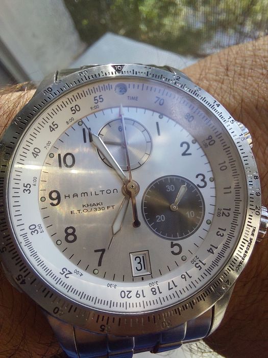 Ceas Hamilton Khaki Eto cronograf quartz swiss made