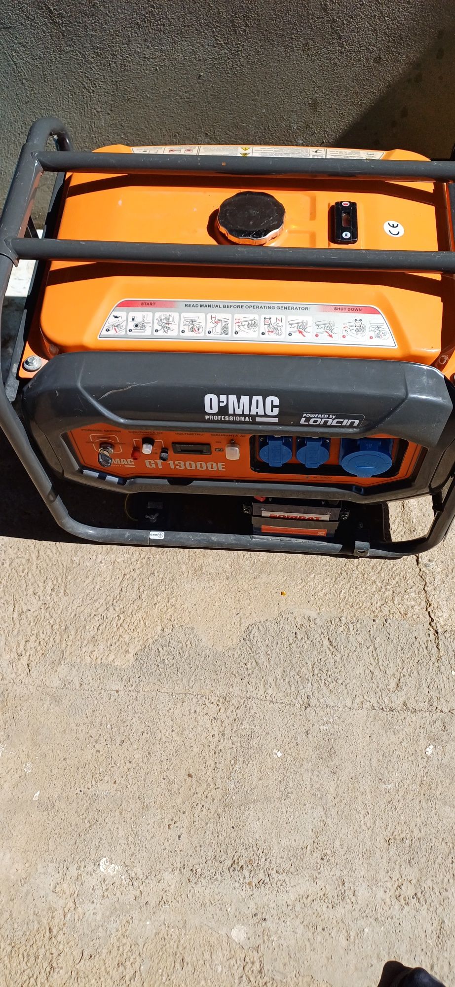 Generator monofazic O Mac profesional  GT 13000