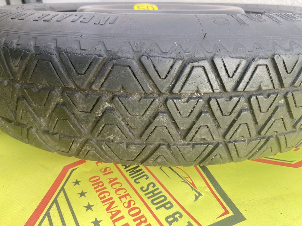 Roata rezerva slim originala  BMW 125 90 15 5X112 E46 Seria 3 318D