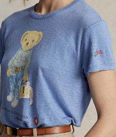 POLO Bear Ralph Lauren - 100% Лен XS/S Оригинал