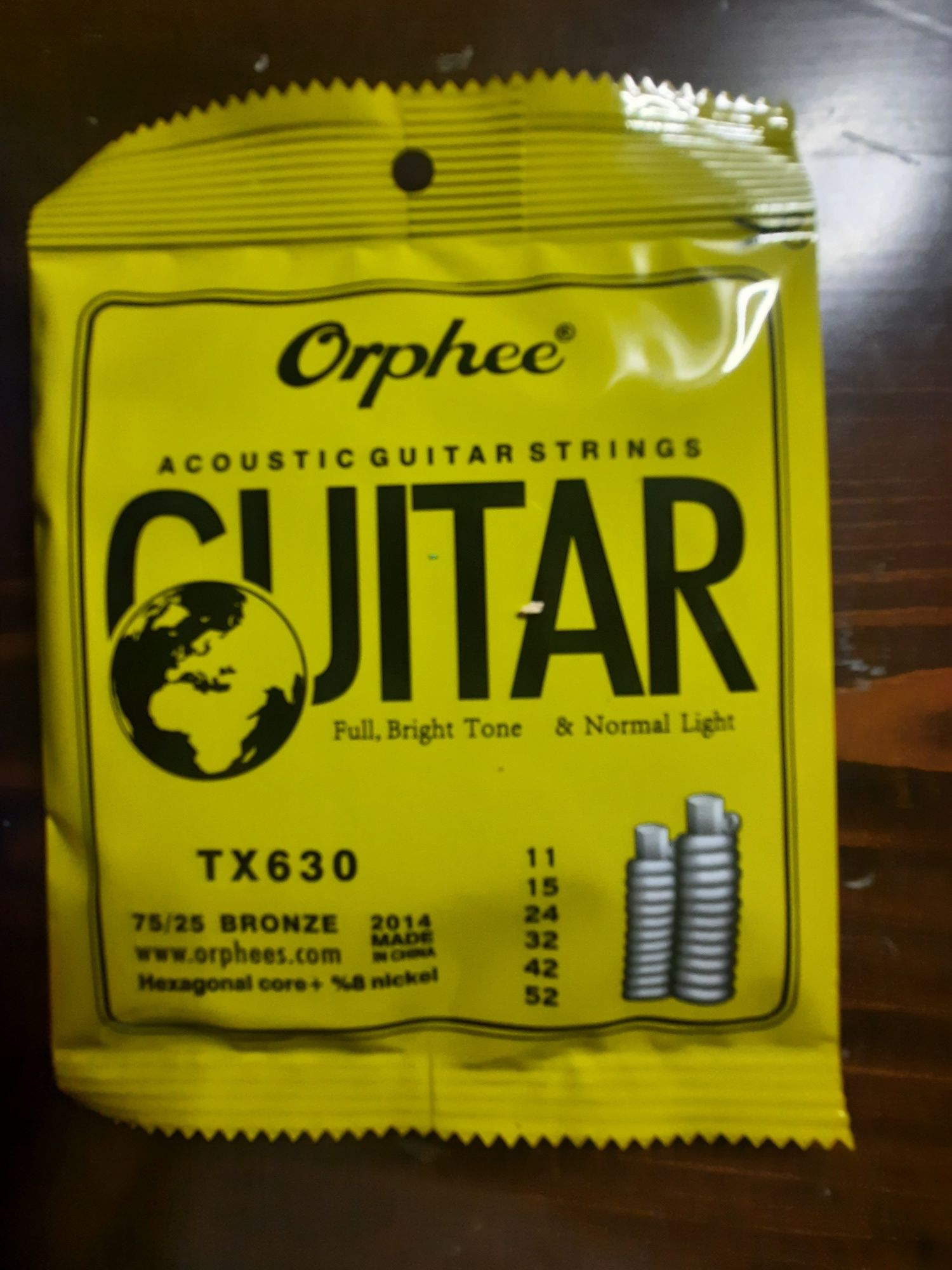 Corzi de chitara acustica Orphee