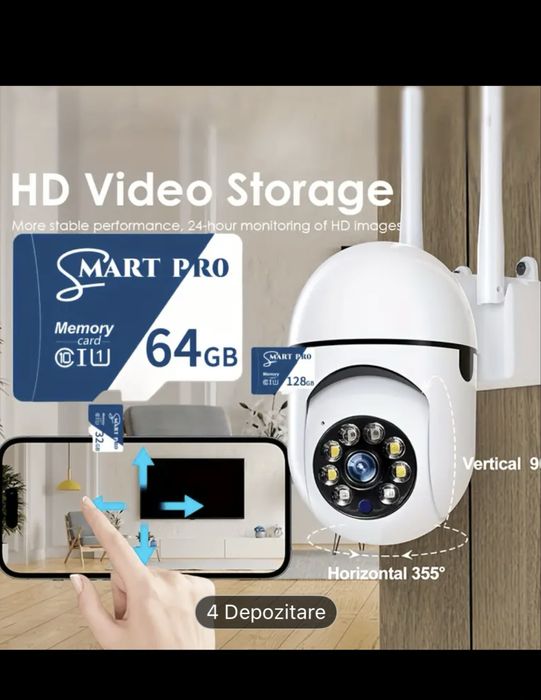 Camera inteligenta +card 64 GB
