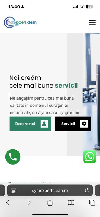 Creare SiteWeb de Prezentare Personalizat
