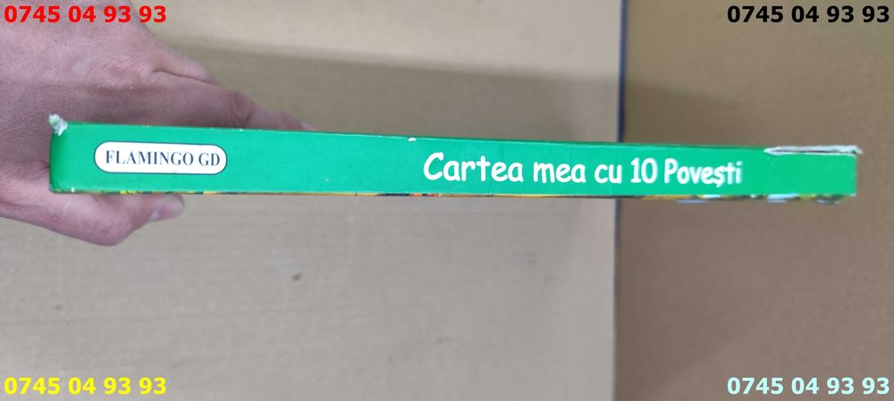 carte carti cartea mea cu 10 povesti cartonata are semne de uzura