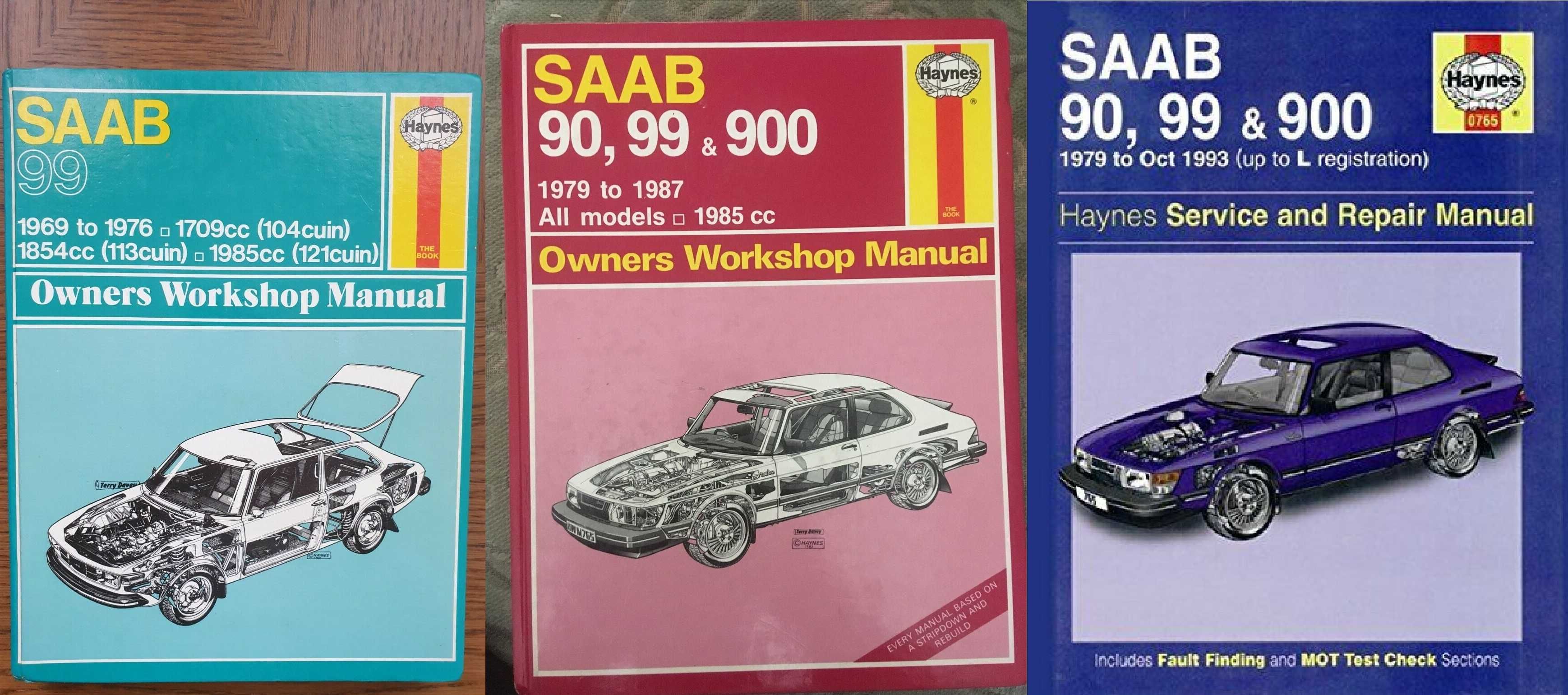 Manual auto Haynes: SAAB 90, 99, 900 / 9000 / SAAB 9-3 / 9-5 / 95 & 96