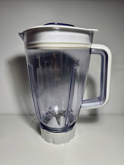 Blender Philips 800W ProBlend Crush, 2L, 3 viteze, Alb-Argintiu