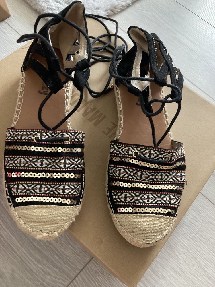 Espadrile negre stare foarte buna