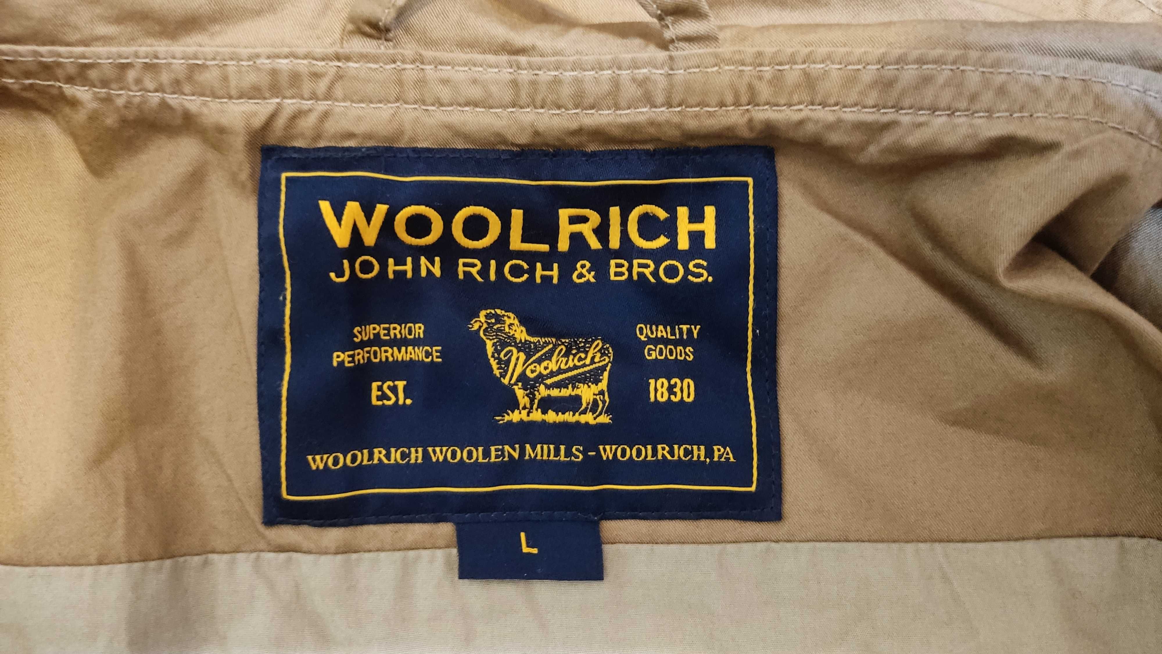 Geaca WOOLRICH Jhon Rich & Bros marimea L dama subtire trench pardesiu