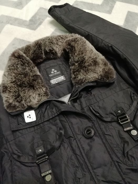 PEUTEREY geacă iarnă damă PUF blană IEPURE | transport GRATUIT‼️FAN