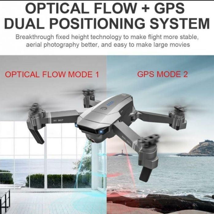 Drona UltraHD 4K,Distanta 500 metri,zbor 18min, 14 Megapixeli,Zoom,LCD