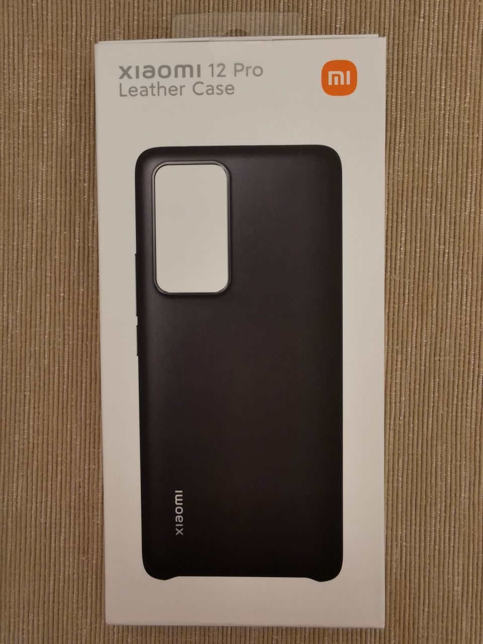 Husa originala Xiaomi 12 Pro Leather Case Black