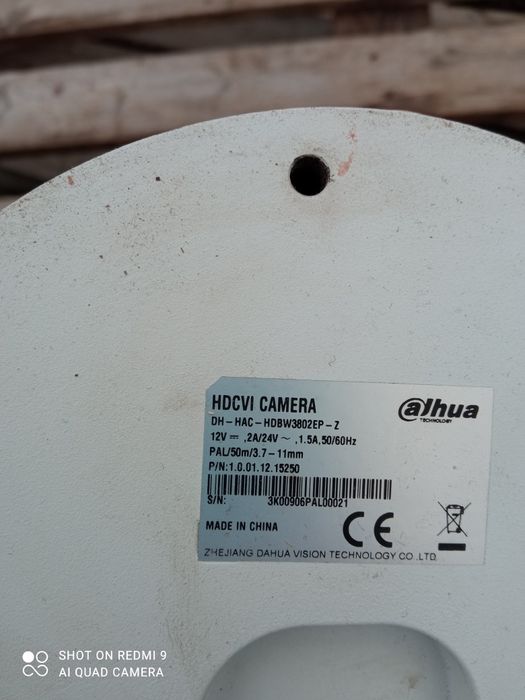 Vând camera dome Dahua 4k zoom motorizat