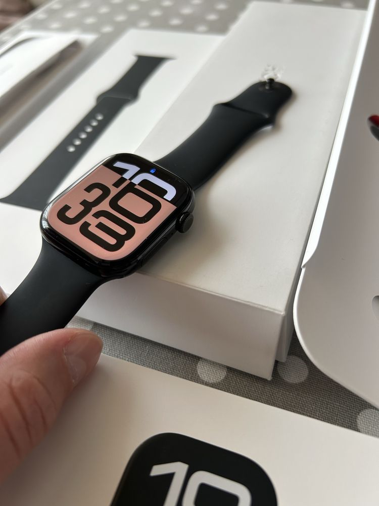 Apple Watch Series 10 46mm Jet Black Al Black SB M/L GPS