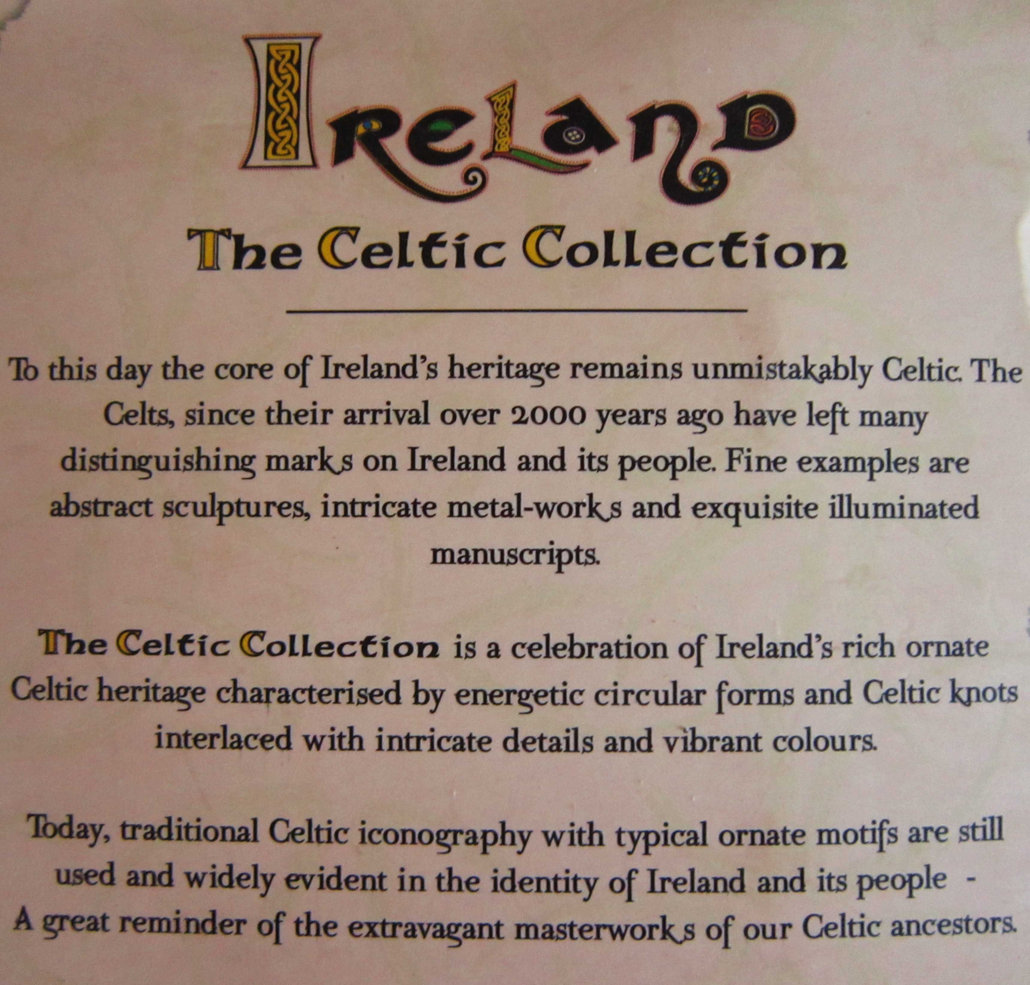 cadou rar Irish Blessing Ireland The Celtic Collection portelan Dublin