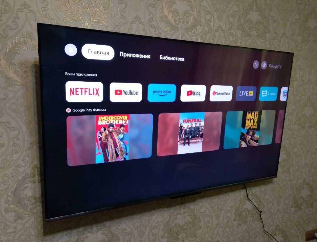 Смарт телевизор TCL 110 см smart tv WiFi YouTube