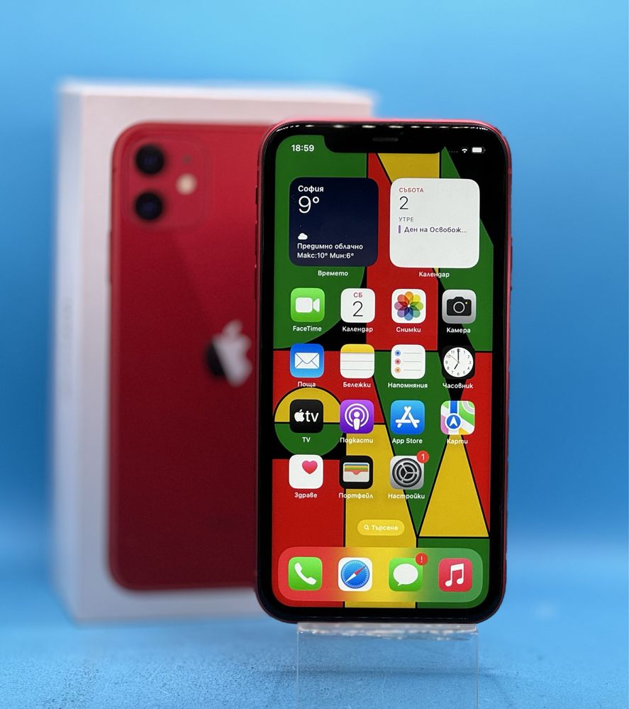 Apple iPhone 11, 64 GB, Red