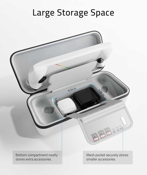 *НОВ* Твърд калъф за съхранение Syntech за Asus Rog Ally и Rog Ally X