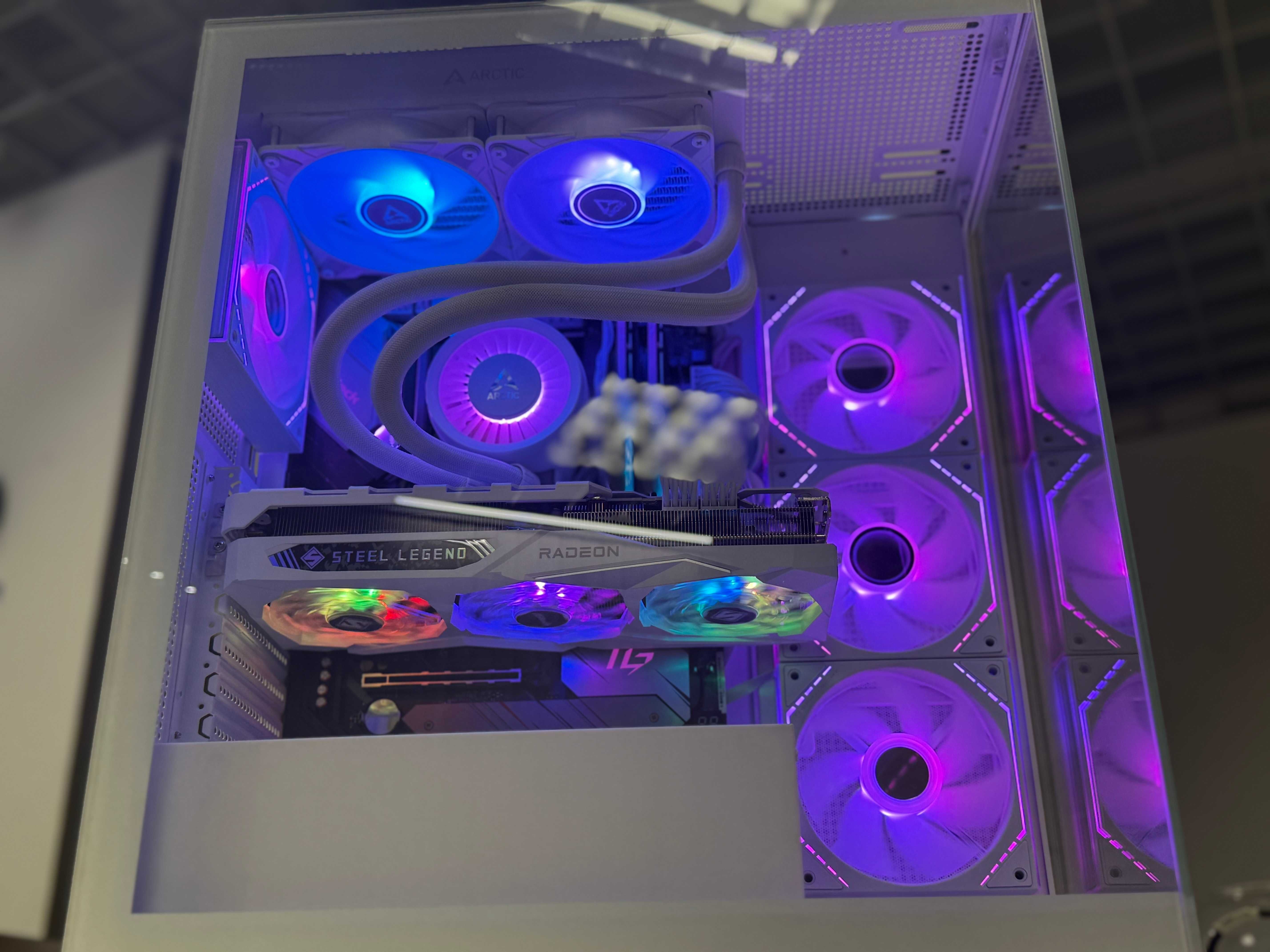 White Knight RGB Gaming PC/Ryzen 7 5700/32 GB RAM/ 1TB/7700XT 12 GB
