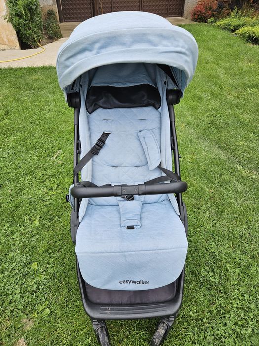 Спортна детска количка Easywalker Jackey, лесно сгъваема, Forest Green