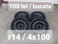 Set jante tabla r14 / Vw Audi Skoda Seat / 4x100