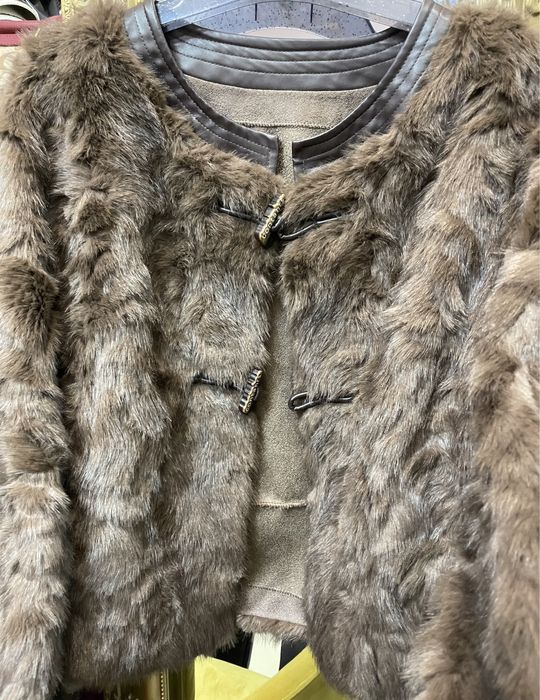 Палто естествен косъм