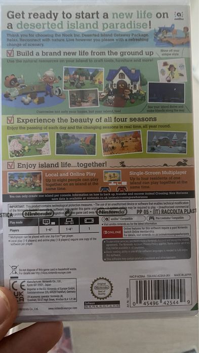 SIGILAT Joc Animal Crossing New Horizons pentru Nintendo Switch