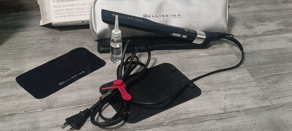 Преса за коса Imetec Bellissima Steam Elixir R9501 Керамика Черна