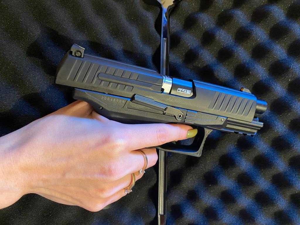 Pistol Airsoft Walther PPQ BLCauciuc cal.43 Modificat 22j Co2 BlowBack