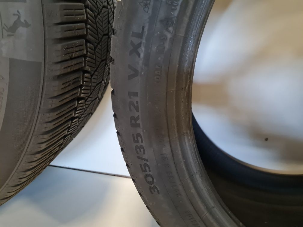 Set 4 cauciucuri 2 lățimi Porsche Cayenne R21 / DOT-  33'21 / iarna