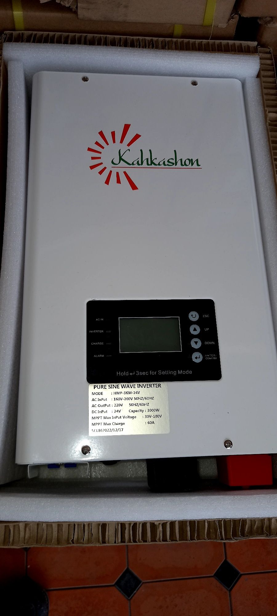 Ups invertor on grid gibrid 24v - 220v 3000vatt преобразователь чистый