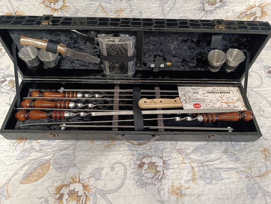 Шашлычный набор, Кизляр Дипломат 2, 17предметов