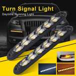Дневни Светлини DRL с Мигачи- 9 LED /25см. 2 броя А-3574-6