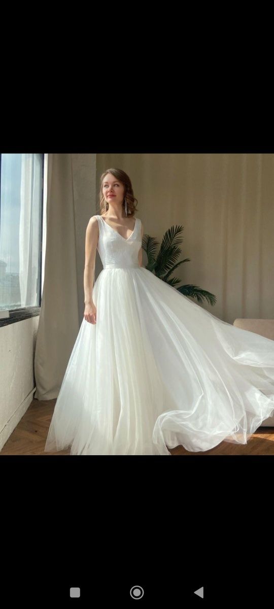 Белое свадебное платье СРОЧНО,ТОРГ!