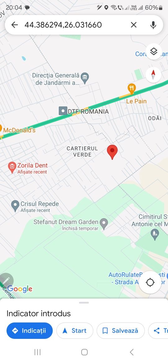 Teren Intravilan Bragadiru Strada Crișul Repede 1720 mp