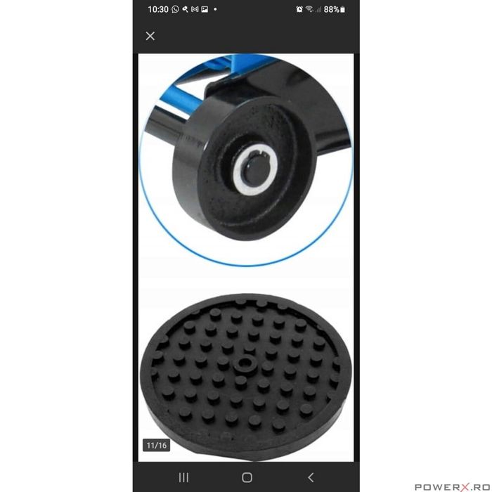 Cric hidraulic tip crocodil, 3 t cu roti, inaltime de ridicare 150 -