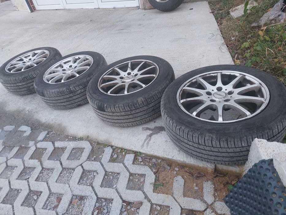 Гуми 16 цола с джанти за Мрцедес  С клас W203 В203 205/55/16 7Jx16H2