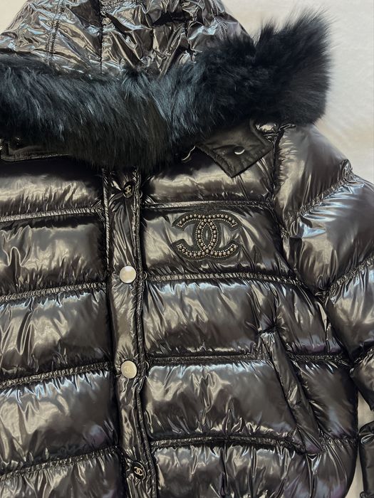 Зимно яке Chanel с естествен косъм!