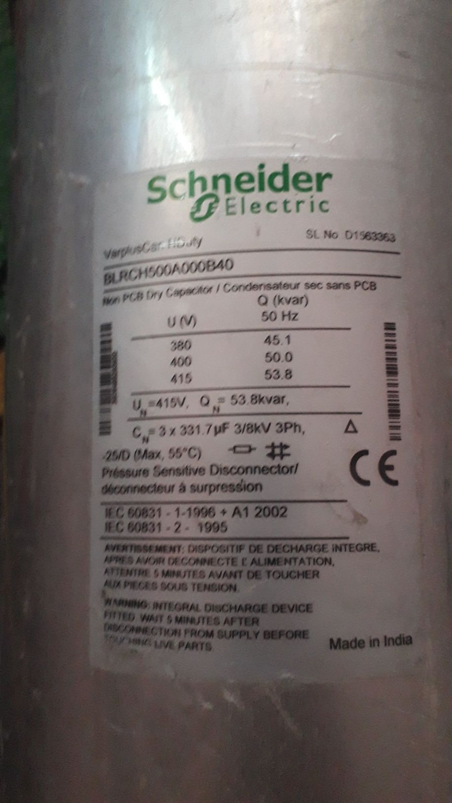 Condensator 400V Schnaider