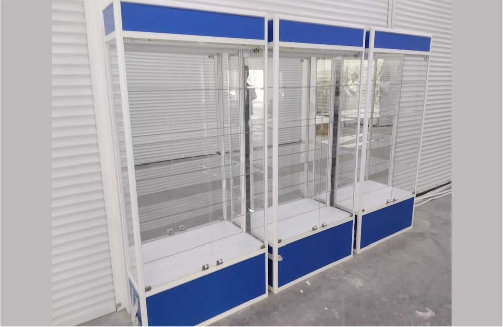 Oynaly vitrinalar, Акция, savdo uskunalari vitrinalar stellajlar