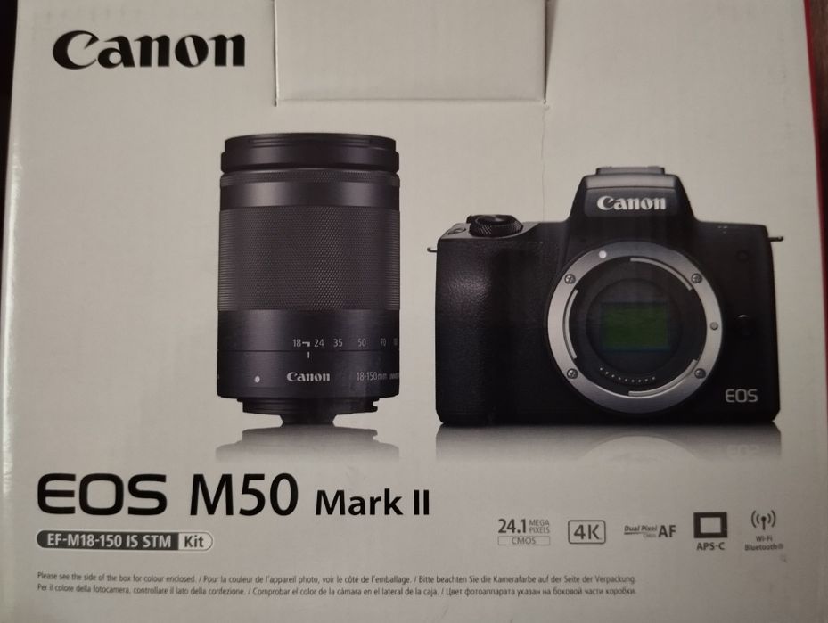 Продаю Canon EOS M50 Mark II + комплект для видеосъёмки