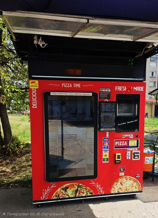 Вендинг машина за пица!
