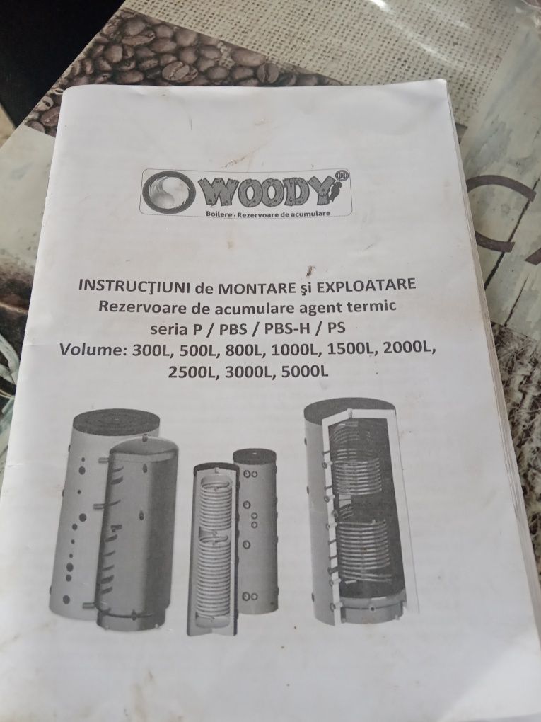 Vand puffer 500l Woody modelul PR2 500