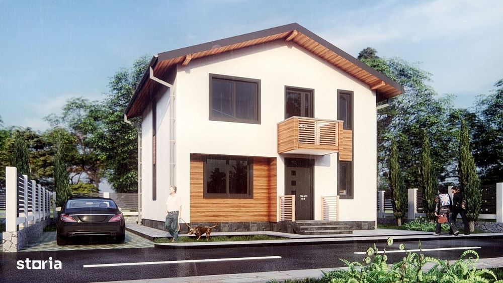 CANALIZARE! Incalzire in pardoseala! Vila 4 camere Bucium - Visan