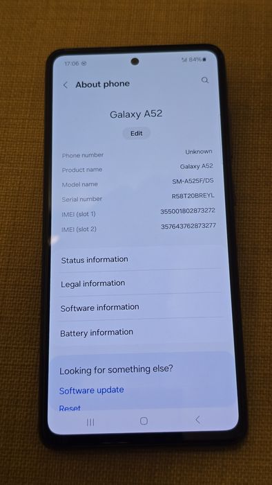 Samsung Galaxy A52 Dual Sim 6gb ram 128gb storage