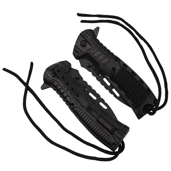 Briceag de vanatoare IdeallStore®, Silent Future, otel, 21 cm, negru