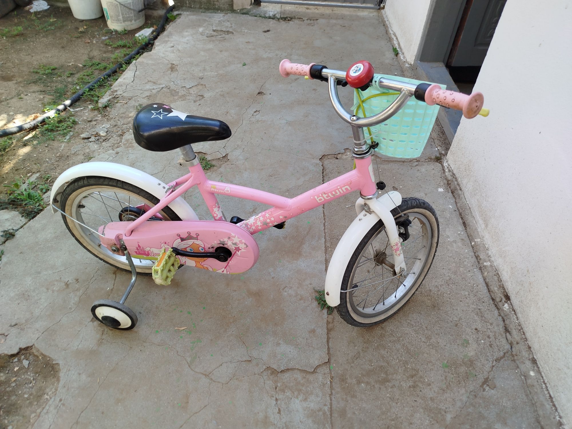 Bicicleta Copii B’Twin cu Roti de 16” Varsta 4-7 Ani