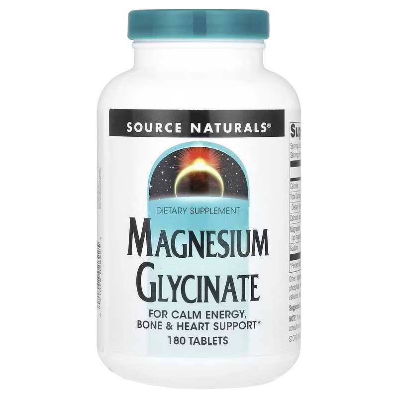 Source Naturals Глицинат магния  Magnesium Glycinate магний magniy