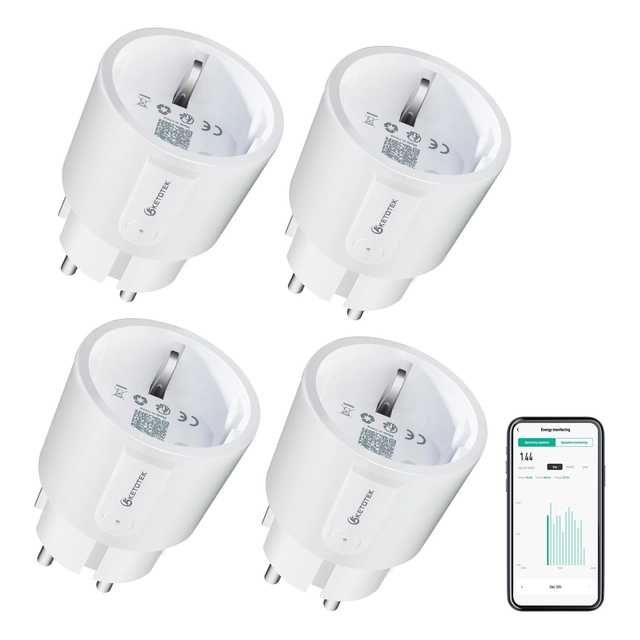 Prize WiFi KETOTEK, pachet 4 buc , control vocal Alexa, contor energie