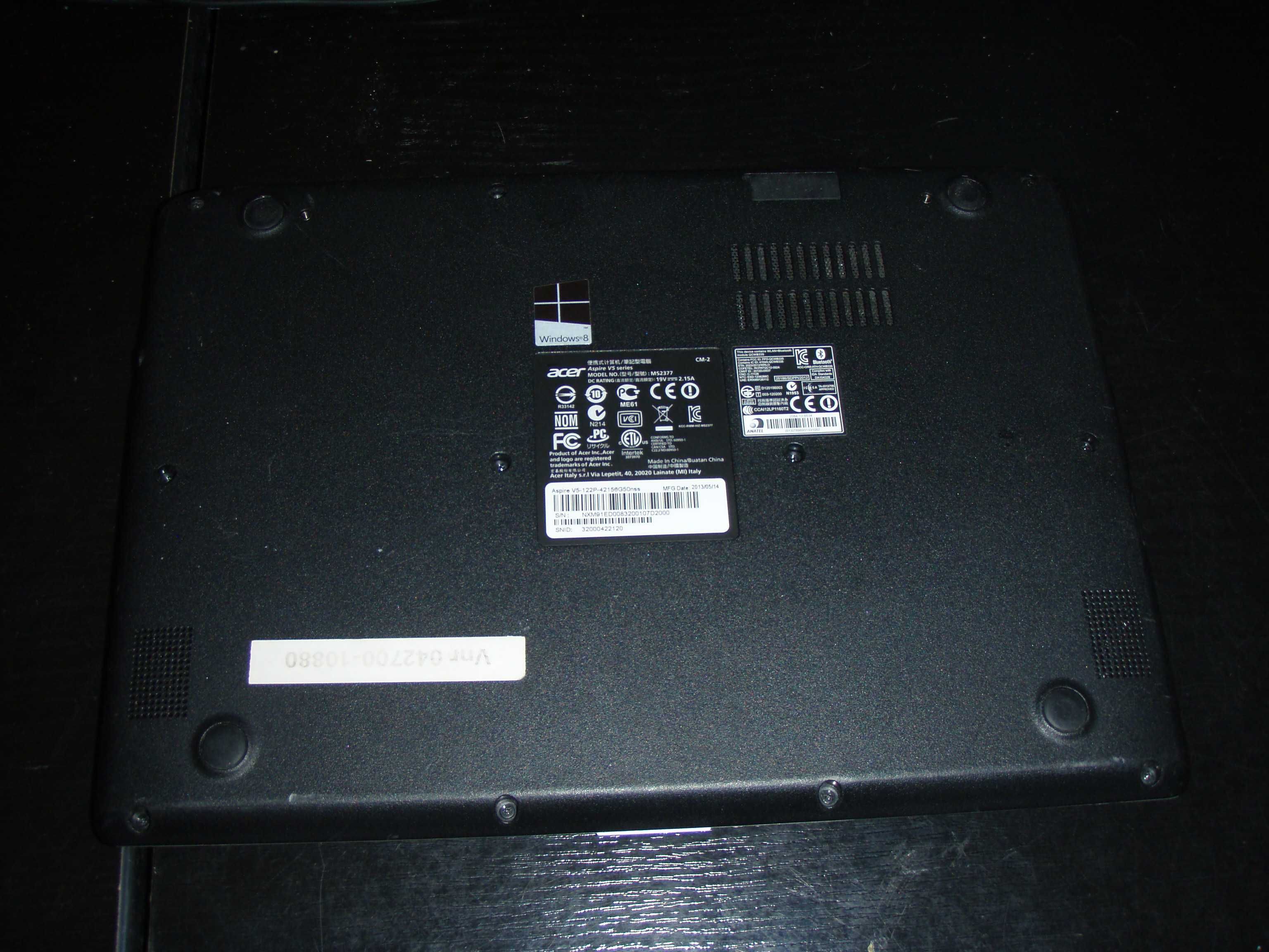 Dezmembrez Acer Aspire V5 122P MS2377 AMD A4-1250 1 Ghz, functional